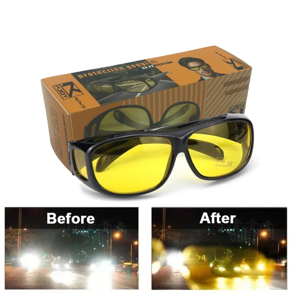 Drivers Goggles Interior Accessory Protective Gears Sunglasses Night Vision Glasses Anti Glare Car Driving Glasses 2025 NEW