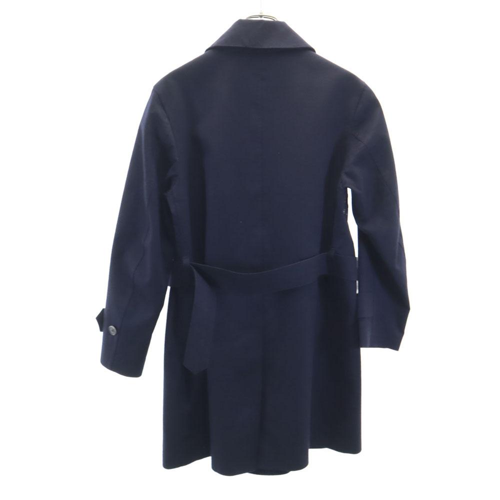 Mackintosh Made in Scotland wool blend Chester coat 36 Navy With belt Men's Used