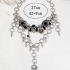 New self-developed cold wind jewelry buckle alloy clavicle chain rivet tassel removable