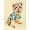 Hawaiian Beach Vacation Two Feet Button Up Pet Shirt With Collar For Cats And Dogs In Spring, Summer, Autumn