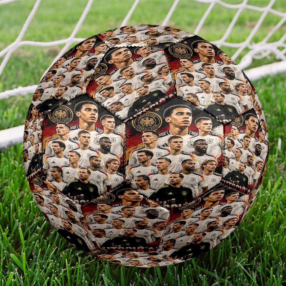 1pc Germany Football Team Celebration Stylish Design Size 5 Soccer Ball Professional Football for Competition Training Practice. 0701a6