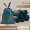 Kitchen Trash Bag With Drawstring Pe Material For Household Use And Waste Disposal