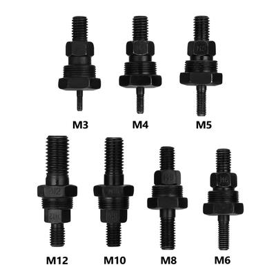 Riveter Machine Accessory Threaded Mandrel Rivet Nut Tool Adapter Pull Rod Riveter Replacement Riveting Heads