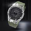 Casio Unisex Liquid Crystal/Analog Dual Display Series Black Watch GA-2100-1A1-