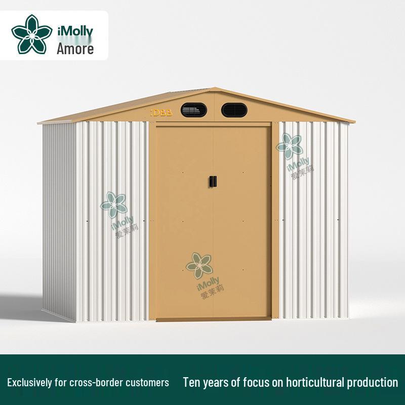 Garden Outdoor Metal Storage Shed for Tools and Sundries