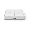 Smart Wall Switch - NEDIS - Zigbee 3.0 - 4 Buttons - 12 Months Battery Life - Wireless