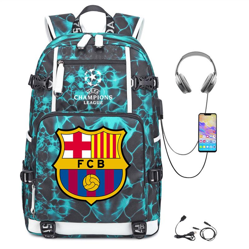 Casual Schoolbag, Simple Outdoor Usb Interface, Large-Capacity Travel Bag, Load Reduction Trend Backpack