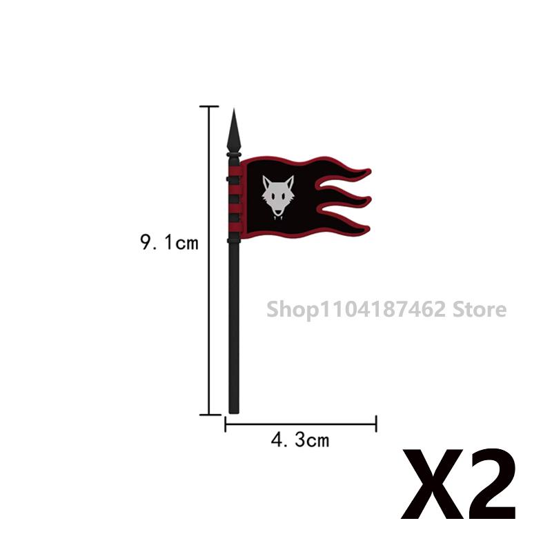 Medieval Roman Knight Legion Building Block Castle Green Dragon Forest Wolf War Horse Dragon Lion Shield Armor Cloak Brick Toys