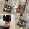Ethnic Style Tote Bag For Women With Tassel For Daily Use