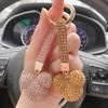 Korean Crystal Mickey Keychain Car Charm Pendant