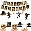 Music Theme Birthday Party Decoration Supplies with and Disposable Tableware