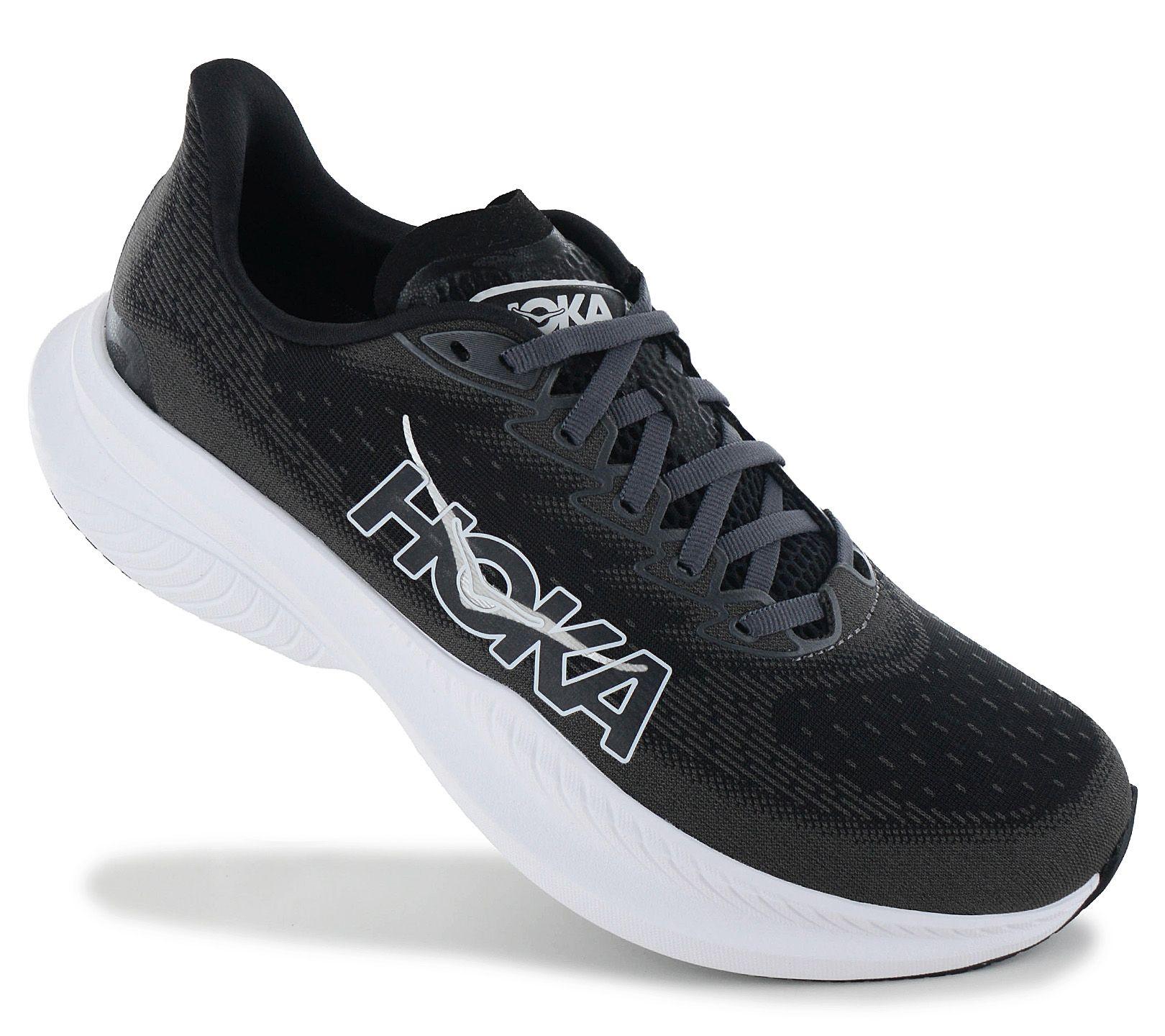 HOKA One One MACH 6 - Men s Running Shoes Running Shoes Black 1147790-BWHT ORIGINAL EU 40 2/3 US 7.5 чёрный