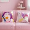 slice anime Ikoku Nikki Cushion Cover Soft  EasyWash Pillow Case  Versatile for Couch Bed Travel and Office