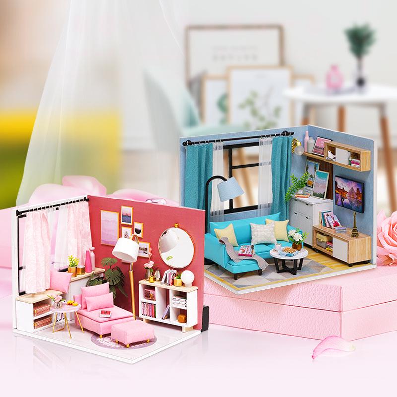 Zhi Qu Wu Handmade DIY Miniature House Model - Creative Birthday Gift for Kids