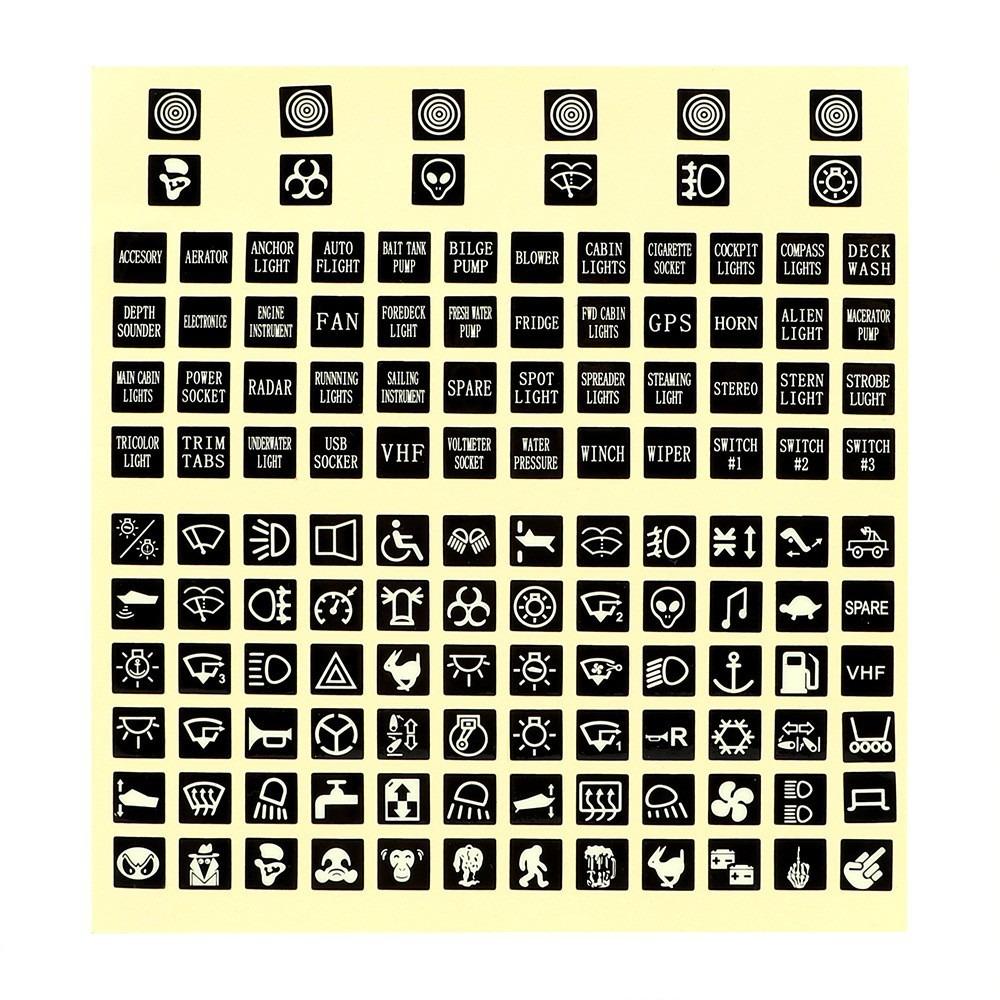 Waterproof Car Sticker Circuit Decal Glow-in-the-dark Sticker  Interior