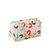 Quilted Cosmetic Bag with Floral Print Large Capacity Makeup Organizer Travel Toiletry Storage Pouch for Women
