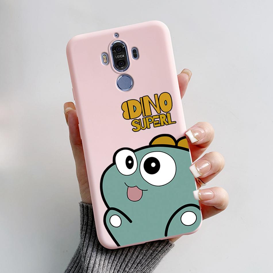 Für Huawei Mate 9 Mate9 MHA-L29 MHA-L09 MHA-AL00 Weiche Hülle Niedlicher Bär Cartoon Frosch Bemaltes TPU Handyhülle Schutzhülle Funda