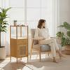 Plant Stand with Cabinet Compact Storage Drawer areaSaving