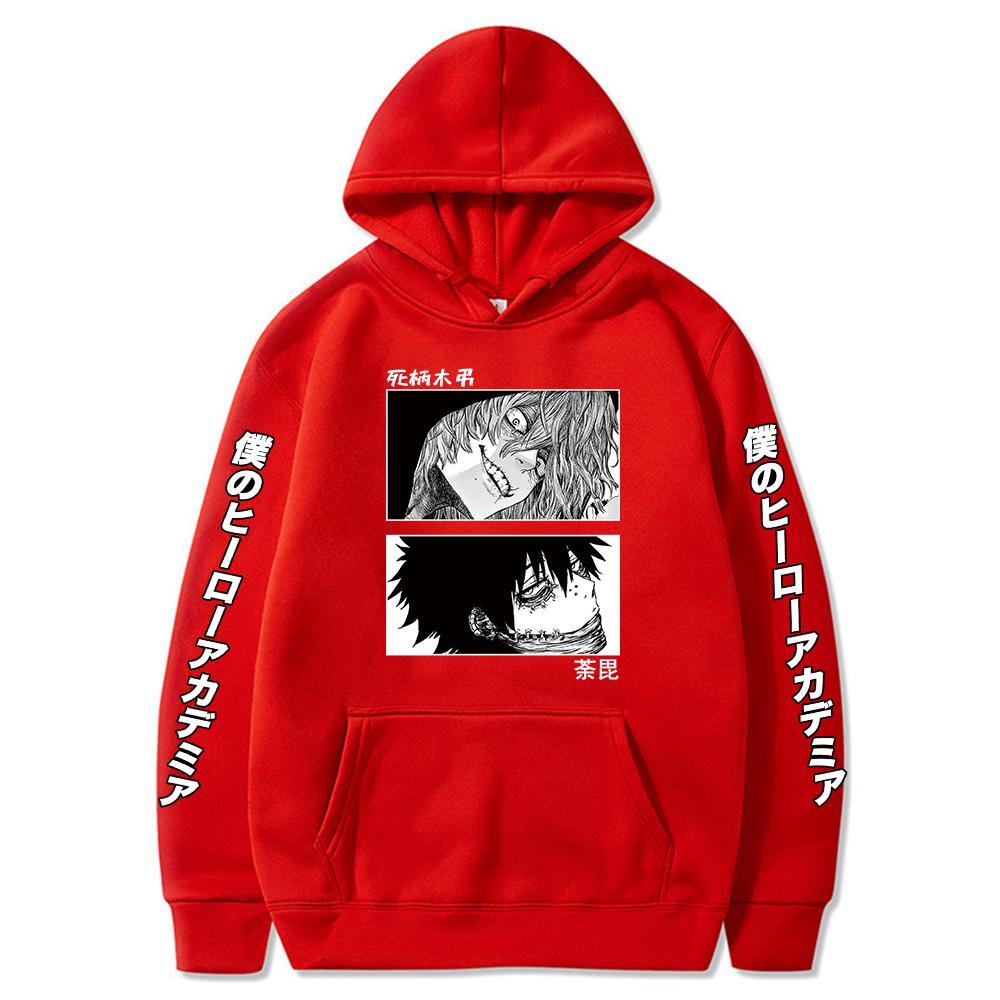 My Hero Academia Anime Pullover Shigaraki Tomura And Dabi Printed Men Women Comfortable Hoodies Harajuku Plus Size Sweatshirt