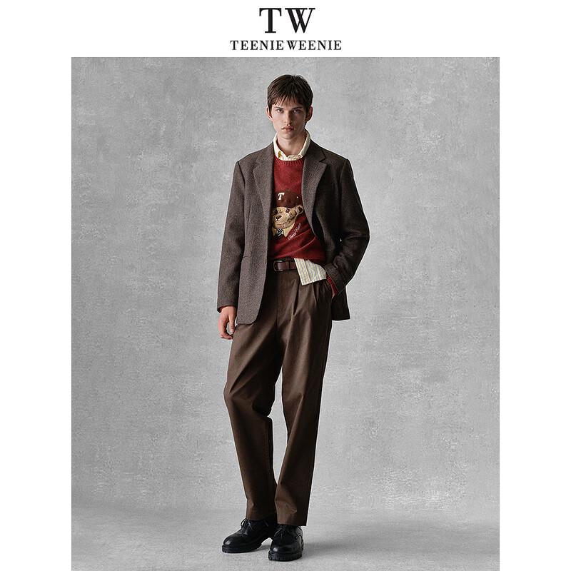Teenie Weenie Men's Business Casual Wool Blend Blazer