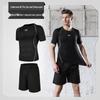 Dongchen Pufei Men's Short Sleeve Compression Training Two-Piece Set JNT50