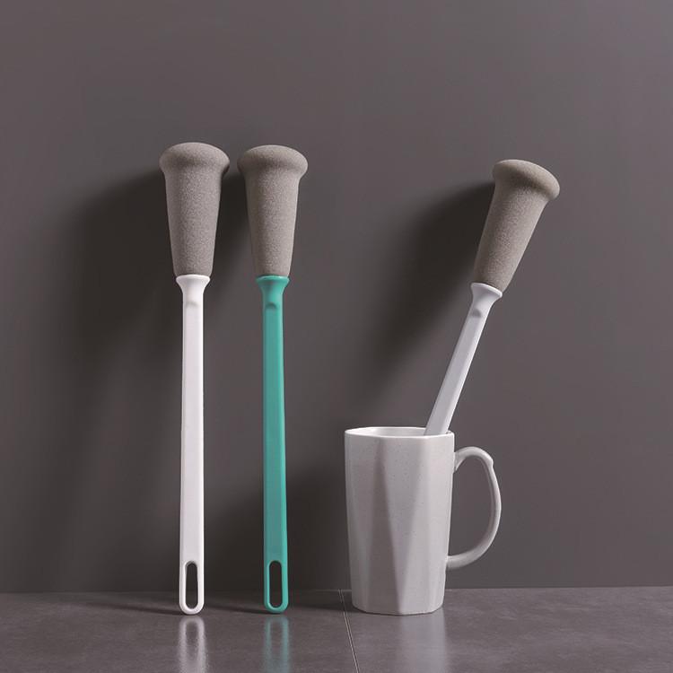 Bottle Brush With Long Handle For Household Glassware And Bottle Cleaning Pp Material