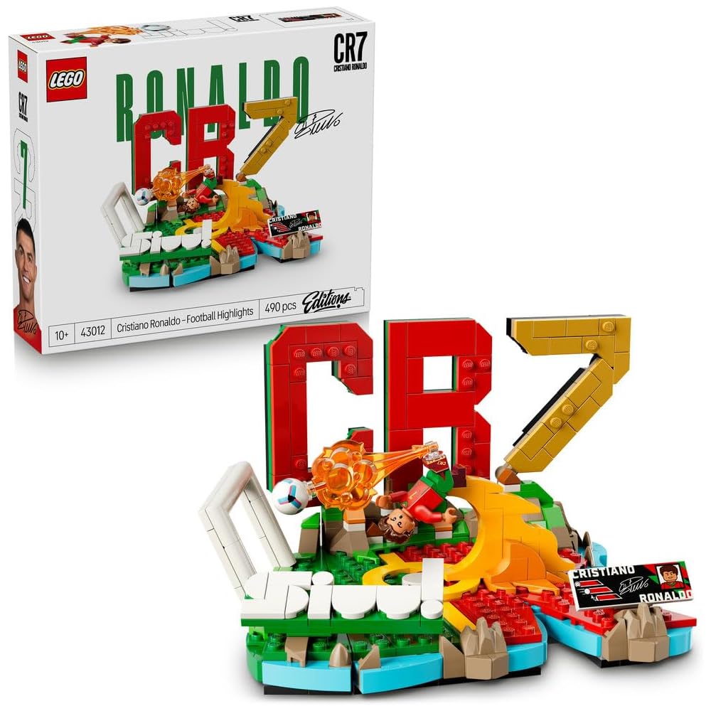 

LEGO Cristiano Ronaldo Edition Goal Moment Toy Building Blocks for Kids Ages 10-12 Sports Gift