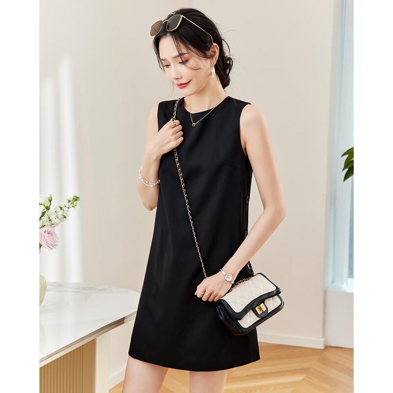 TERRE BLEUE Damen Ärmelloses Westenkleid Zweiteiliges Set