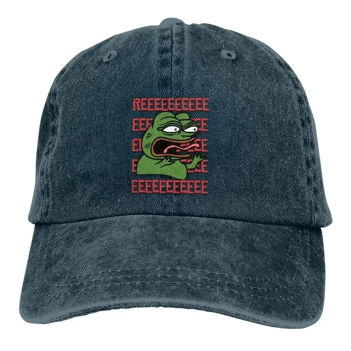 

Pure Color Dad Hats Reeee Rare Dank Memes Women s Hat Sun Visor Baseball Caps Pepe Frog Animal Peaked Cap One Size