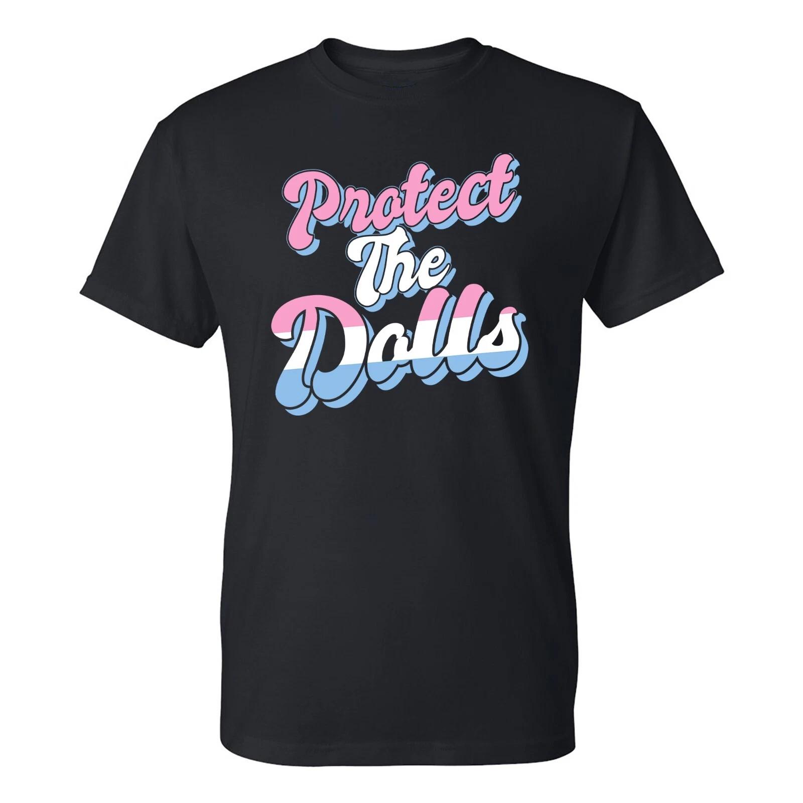 Protect the Dolls Flag T-Shirt - Black 3XL