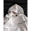 Unisex Hoodie mit Schneeflocken-Stickerei: Herbst/Winter Amerikanischer Streetstyle Locker sitzender Pullover