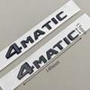 3D ABS Chrome Car Letters 4MATIC 4 MATIC Rear Trunk Badge Emblem For Mercedes Benz C E G S GLC GLS Class AMG Sticker Accessories