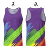 Non-marking Pressed Rubber Vest, Track and Field Clothing, Physical Examination, Sports Clothing, Sports Training Clothing, Marathon Sprint Quick-dryi