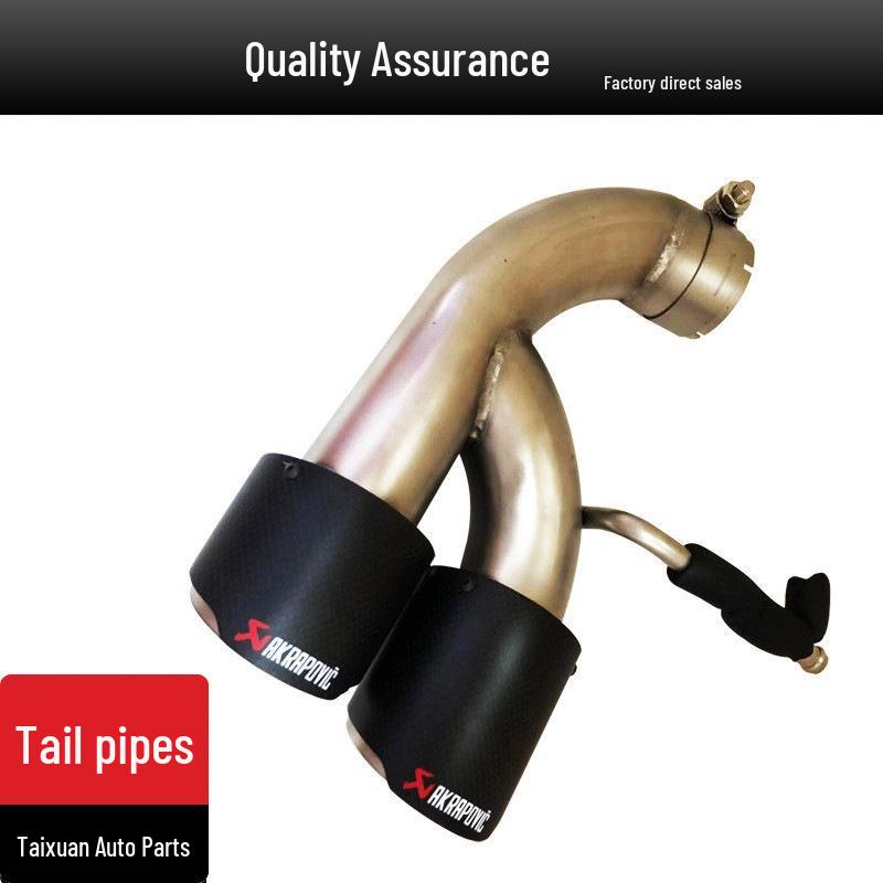 Carbon Fiber Quad Exhaust Tailpipe for Jaguar X-F Modification