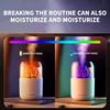 SANBHAV Volcano Flame Humidifier & Diffuser | LED Atmosphere Light, Aromatherapy Oil Diffuser | Noiseless & Safe with Auto Power Off for Home/Office