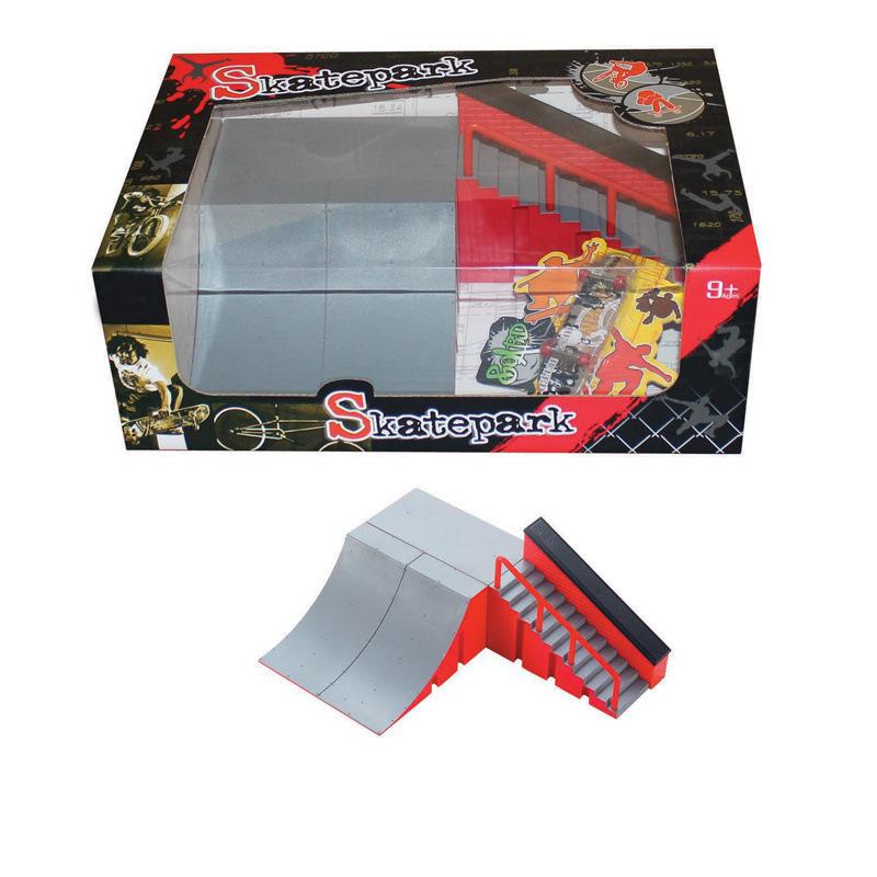 Street Stall Finger Skateboard Ramp Set - Kids' Toy & Gift for Stunt Scenes
