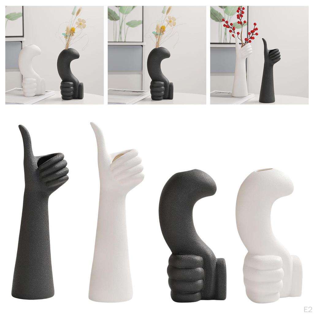 Elegant Desk Flower Pot Home Ornaments Body Shaped Decoration Pho Props Flowerpot Planter Ceramic Ve