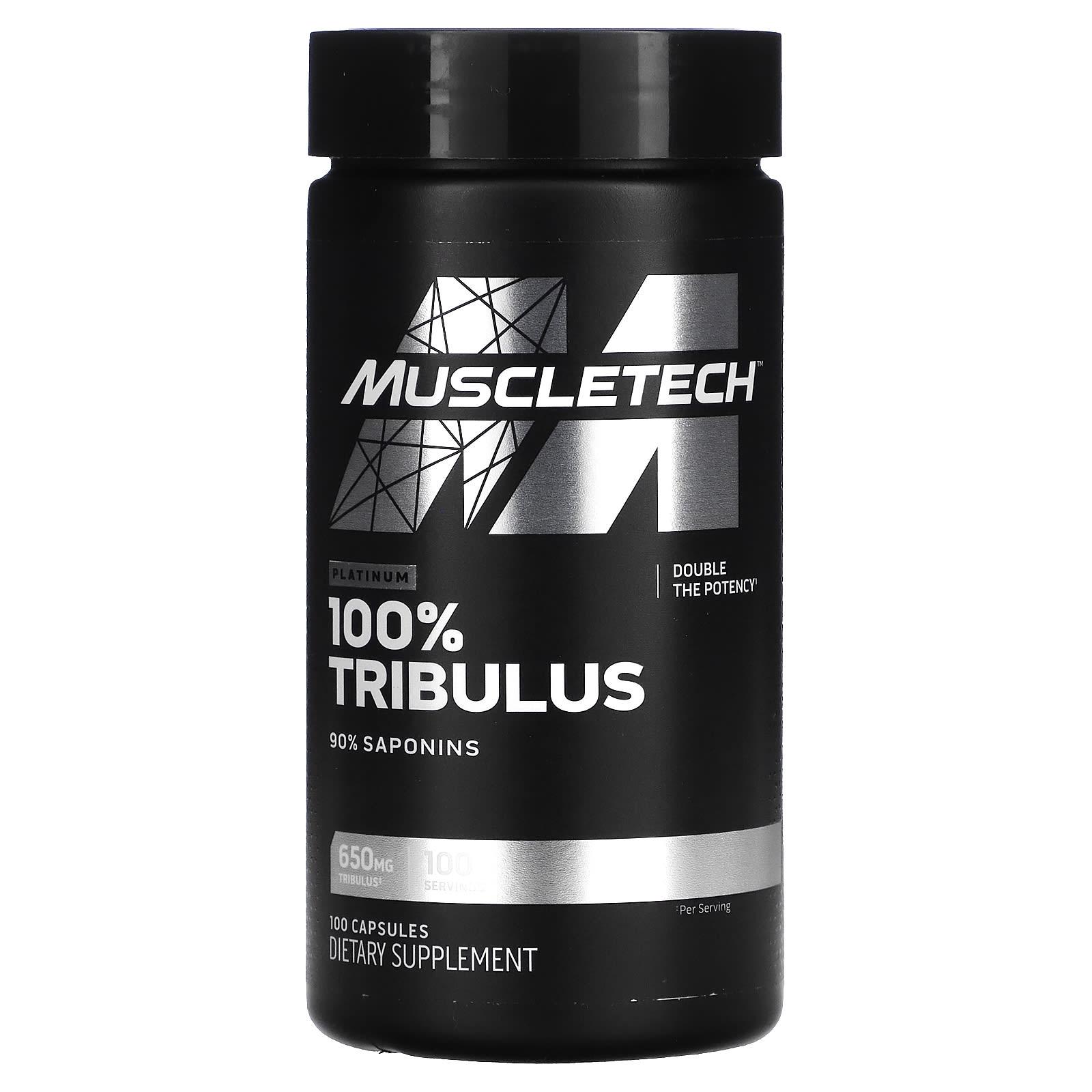 

MuscleTech, Platinum 100% Tribulus, 650 mg, 100 capsules
