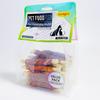 Pet Food Dog Snacks: Chicken, Duck & Beef Wrapped Rawhide Dental Chews 400g