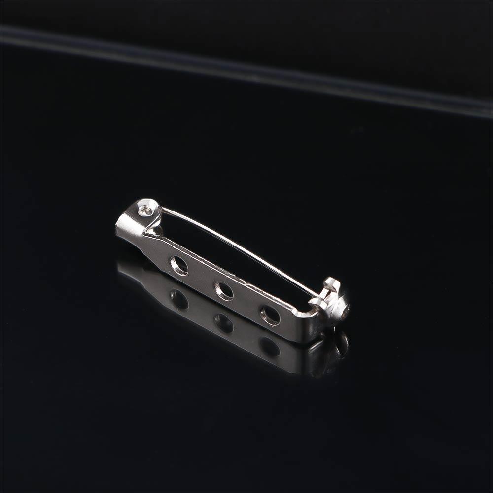 Schmuck DIY Rückensteg Basis Broschnadeln Sicherheitsverschluss Brosche Brosche