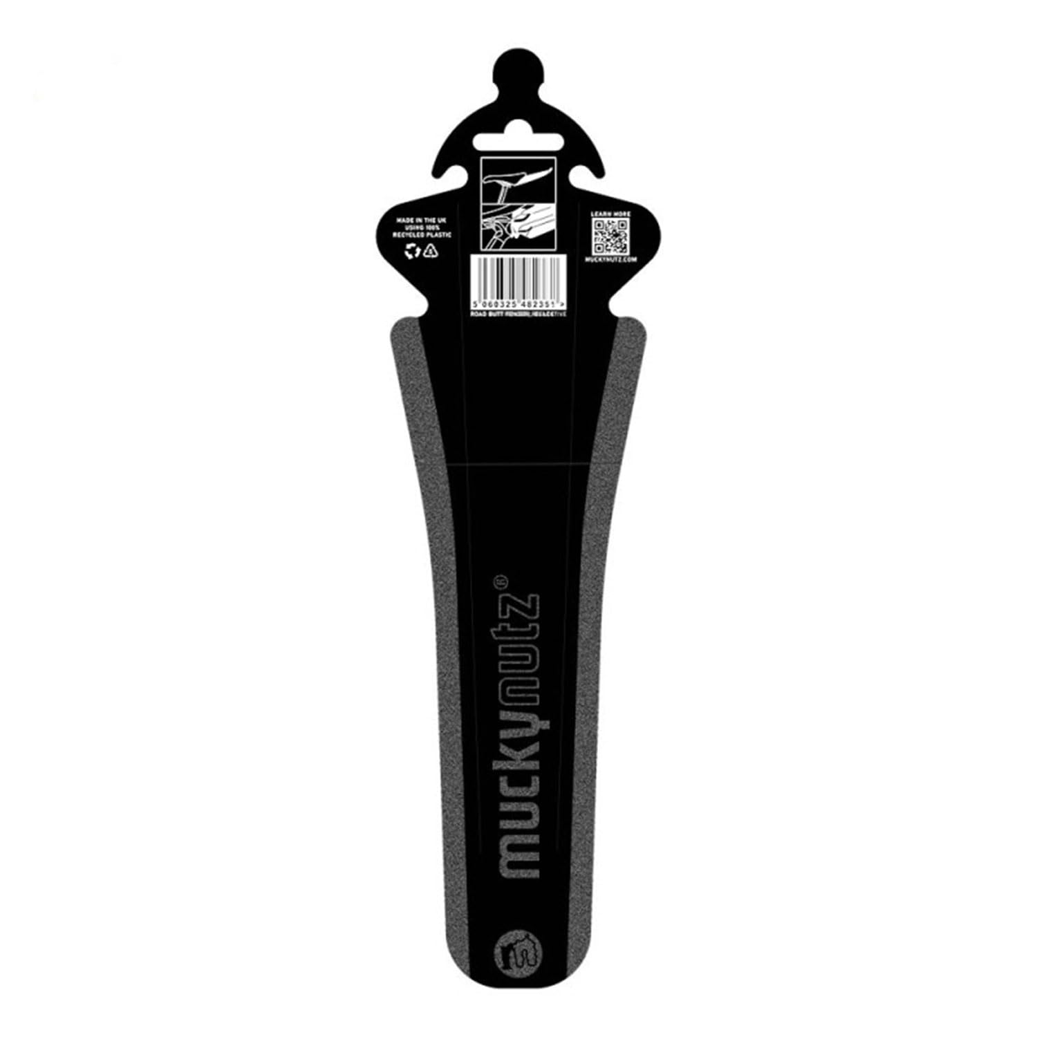 

Mucky Nutz Bicycle Rear Black Reflective No Straps Road Butt Fender Fender, Material, One-Touch Installation, Required,
