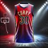 Novedad de Verano Camiseta de Baloncesto para Hombre Número 30 Chaleco sin Mangas Chándal Uniforme de Entrenamiento Camiseta sin Mangas Ropa Deportiva Chaleco de Entrenamiento