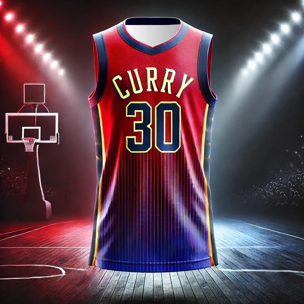 Novedad de Verano Camiseta de Baloncesto para Hombre Número 30 Chaleco sin Mangas Chándal Uniforme de Entrenamiento Camiseta sin Mangas Ropa Deportiva Chaleco de Entrenamiento