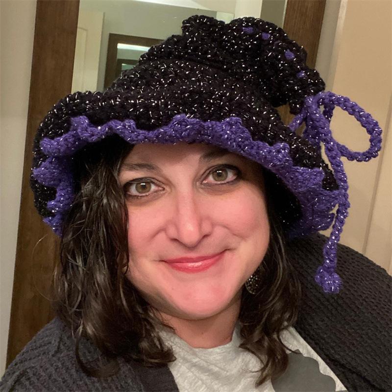 New Handmade Crocheted Cartoon Animation Style Personalized Fashionable Adult Hat