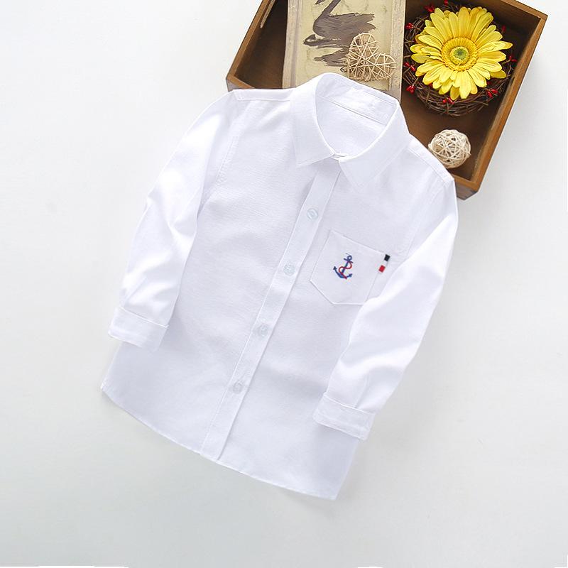 Jungen Langarm Freizeithemd für Frühling und Herbst - Neuer Stil für kleine und mittlere Kinder
