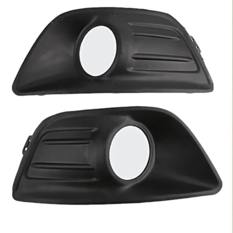 NEW-Fog Lamp Grille Front Fog Light Trim Cover Car Covering For Citroen C4 Fog Light Protect Frame чёрный