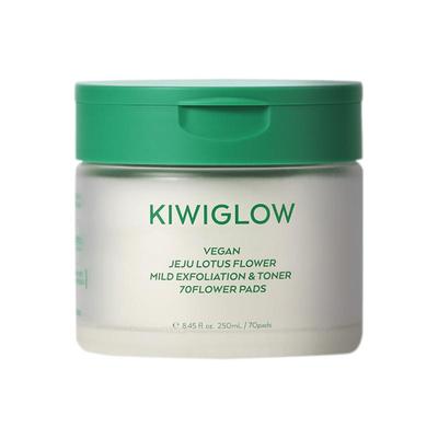 Wegańskie Jeju Lotus Flower Łagodny Peeling i Toner 70 Płatków 250ml 70 SZT.