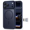 Etui Hülle für iPhone 17 Pro Magpeak Magsafe CC - dunkelblau matt