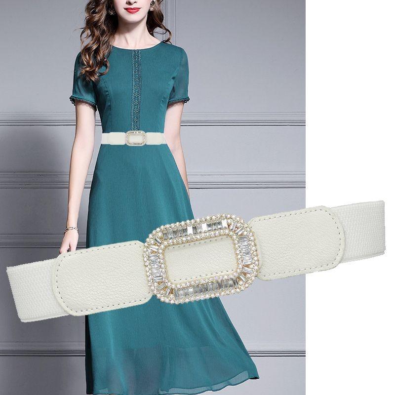 Rhinestone Fashionable Accented Womens Waist Belt For Effortless Style With Any Outfit