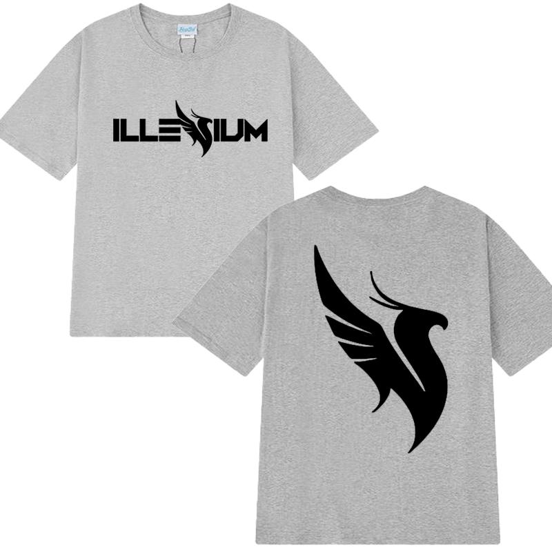 High Quality Illenium Dj Music Double Sided Printed Short Sleeve T-shirts 2025 Men Women Trend Casual T Shirt Unisex Cotton Tops